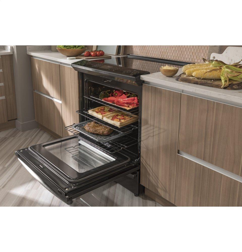 GE Profile™ 30" Smart Slide-In Front-Control Induction and Convection Range
