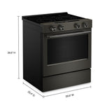 5.3 Cu. Ft. Smart Slide-in Electric Range with Two Even-Heat™ Hyper Elements and Convection Cooking Modes