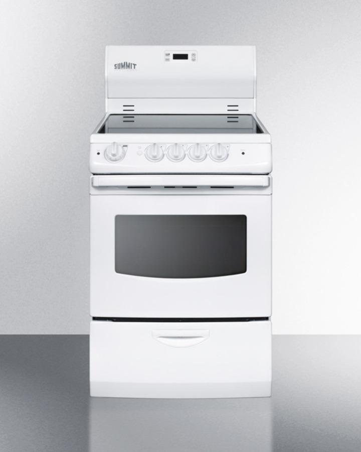24" Wide Electric Smooth-top Range