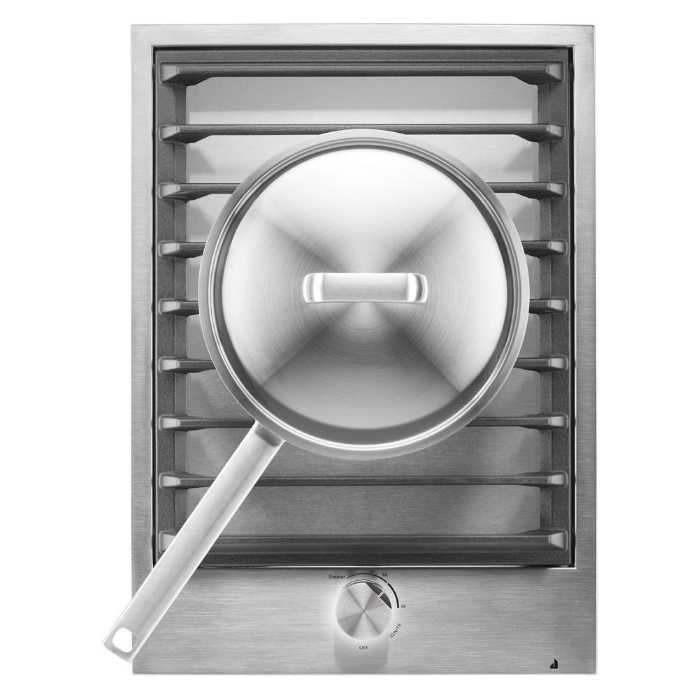 Custom 15" Single-Burner Gas Cooktop with Wok Ring