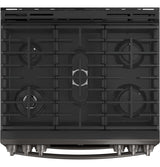 GE Profile™ 30" Smart Slide-In Front-Control Gas Double Oven Convection Range