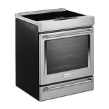 30-Inch 4-Element Induction Slide-In Convection Range with Baking Drawer