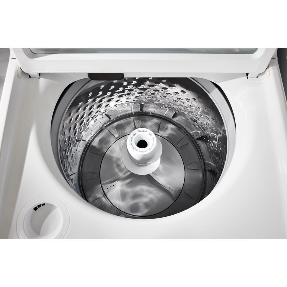 This 4.7 Cu. Ft. capacity top load washer from Maytag delivers the stain-fighting power that s built to handle tough loads.