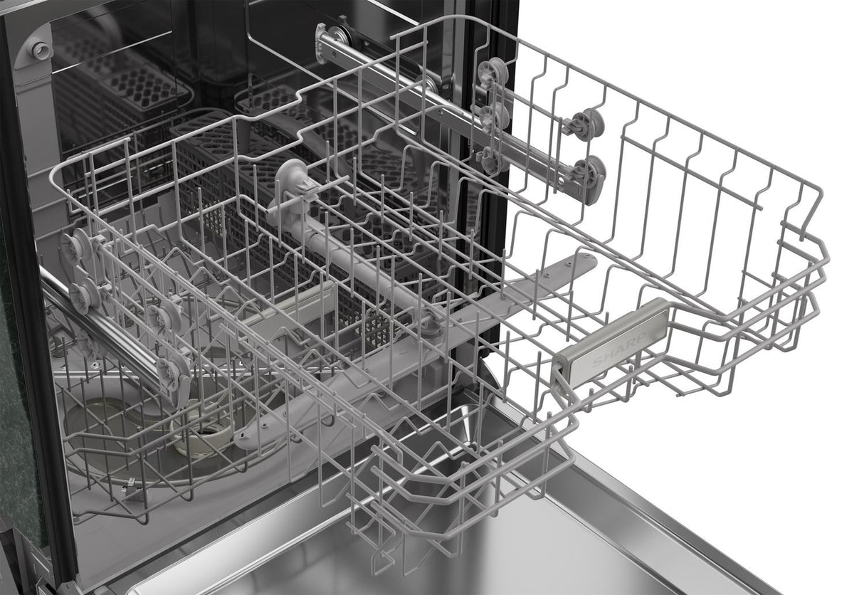 Sharp 24 in. Stainless Steel Hybrid 52dB Dishwasher