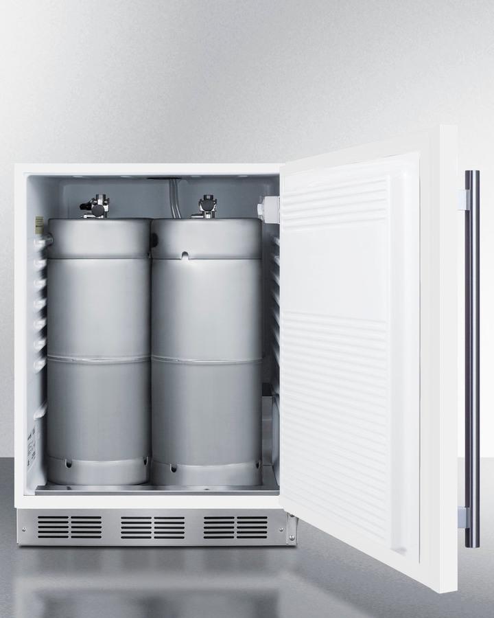 24" Wide Built-in Kegerator, ADA Compliant