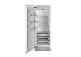 30" Built-in Refrigerator column - Panel Ready - Left hinge