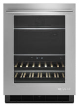Euro-Style 24" Under Counter Beverage Center Stainless Steel