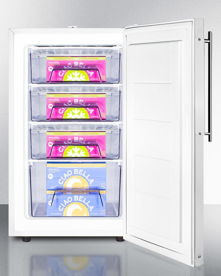 20" Wide Built-in All-freezer, ADA Compliant