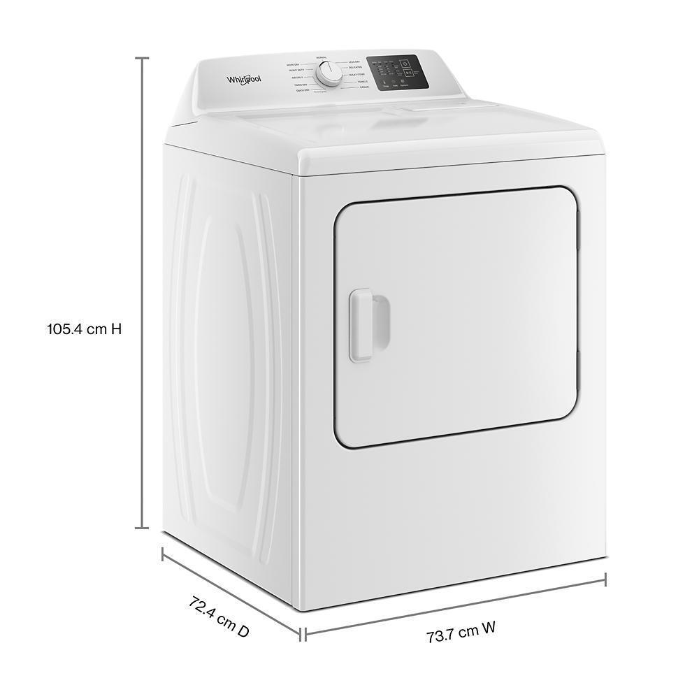 7.0 cu. ft. Electric Long Vent Dryer with AutoSensing - Vented Top Load Matching