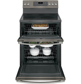 GE® 30" Free-Standing Electric Double Oven Convection Range