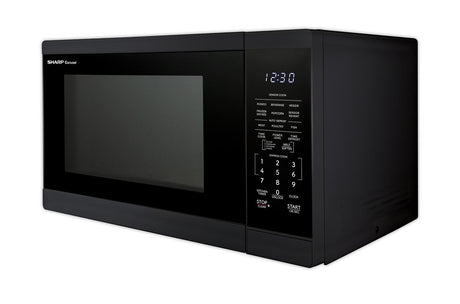 Sharp 1.4 cu. ft. 1100W Black Countertop Microwave Oven