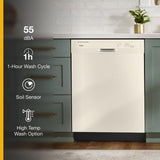 Heavy-Duty Dishwasher with 1-Hour Wash Cycle