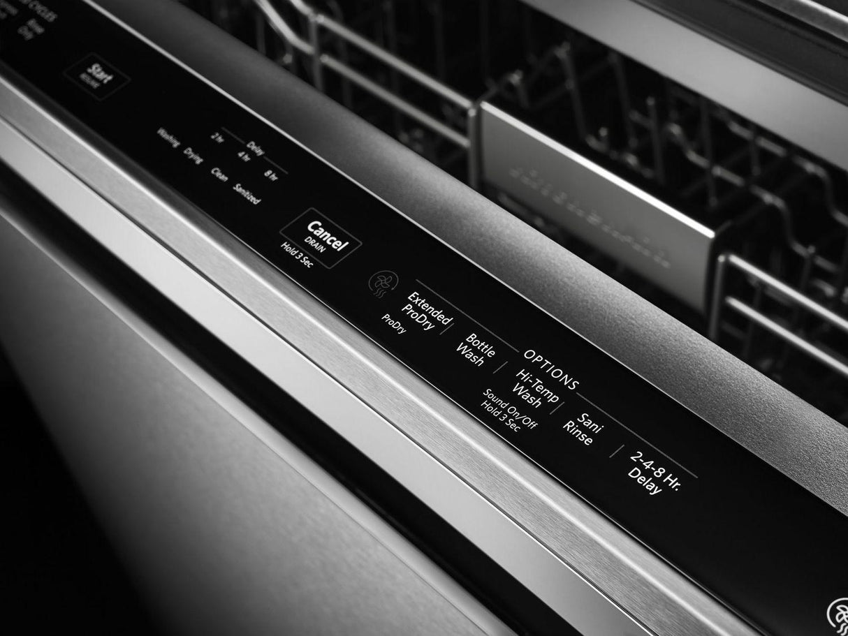 39 DBA Dishwasher with Fan-Enabled ProDry System and PrintShield Finish, Pocket Handle Stainless Steel with PrintShield™ Finish