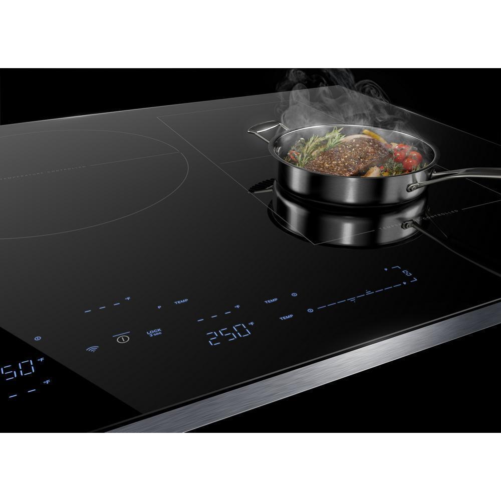 36" Lustre Smart Induction Cooktop with Temperature-Controlled Cooking