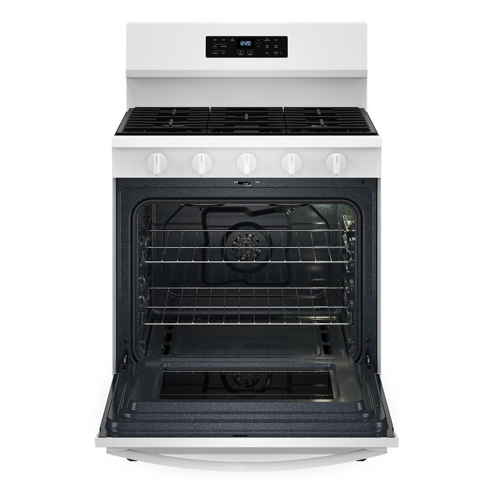 30-inch Gas Range with Air Cooking Technology, No Preheat Air Fry and Air Baking and Self Clean