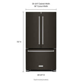 22 cu. ft. 36-Inch Width Counter Depth French Door Refrigerator with Interior Dispense and PrintShield™ Finish