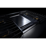 NOIR™ 36" Dual-Fuel Professional Range with Chrome-Infused Griddle