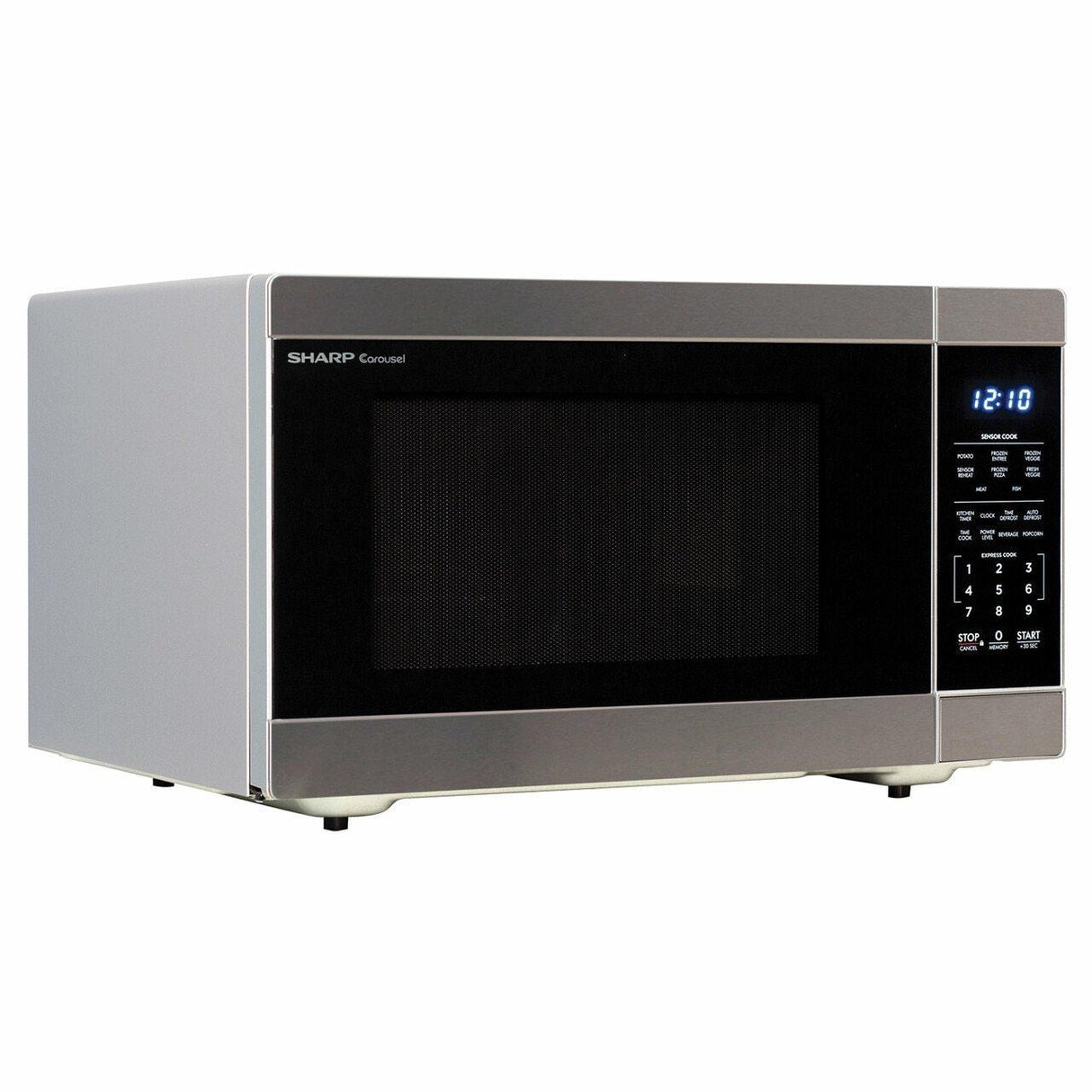 1.6 cu. ft. 1100W Stainless Steel Countertop Microwave Oven