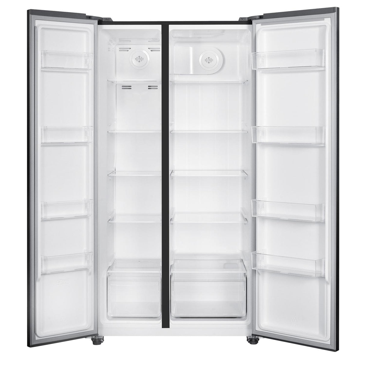 Element Electronics 18.8 cu. ft. Side-by-Side Refrigerator - Stainless Steel (ERX19FDS)