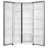 Element Electronics 18.8 cu. ft. Side-by-Side Refrigerator - Stainless Steel (ERX19FDS)