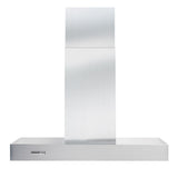 DISCONTINUED-Broan® 42-Inch Convertible Wall-Mount Chimney Range Hood w/ Heat Sentry™, 370 CFM, Stainless Steel