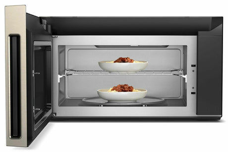 1.9 cu. ft. Smart Over-the-Range Microwave with Scan-to-Cook technology - Fingerprint Resistant Sunset Bronze