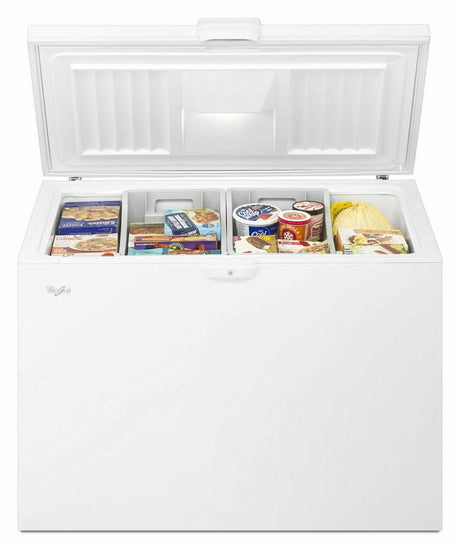 15 cu. ft. Chest Freezer with Large Storage Baskets - White