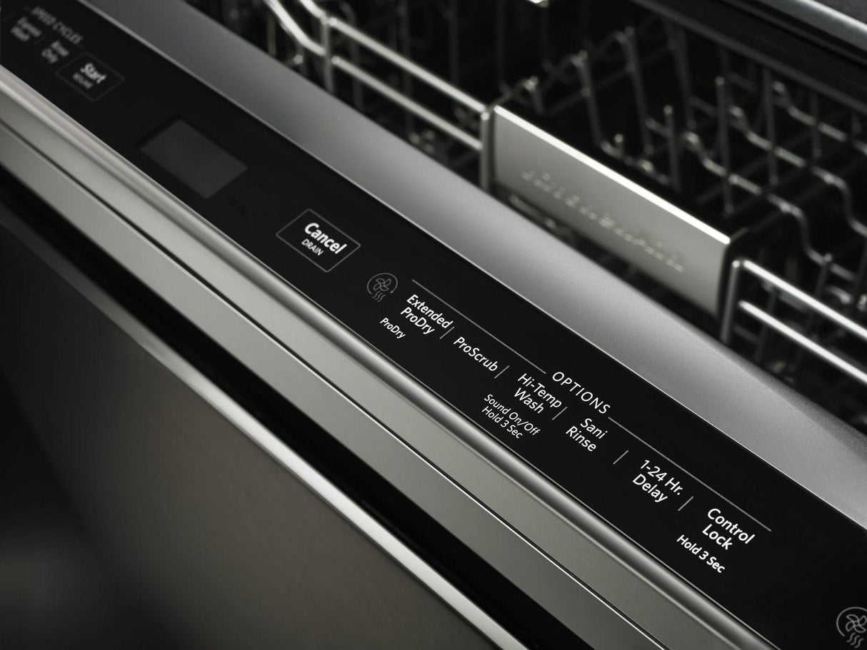 44 DBA Dishwashers with Clean Water Wash System and PrintShield Finish, Pocket Handle Stainless Steel with PrintShield™ Finish