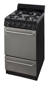 20 in. Freestanding Gas Range in Stainless Steel