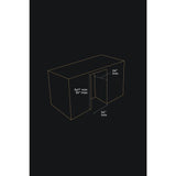 Panel-Ready 24" Built-In Undercounter Beverage Center, Right Swing