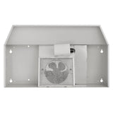 Broan® 42-Inch Convertible Under-Cabinet Range Hood, 230 Max Blower CFM, White-on-White