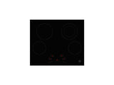 24" Ceran Touch Control Cooktop 4 Heating Zones