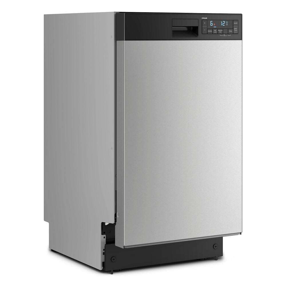18" Stainless Steel Dishwasher with Half Load Cycle and Triple Spray Arms - 48 dBA