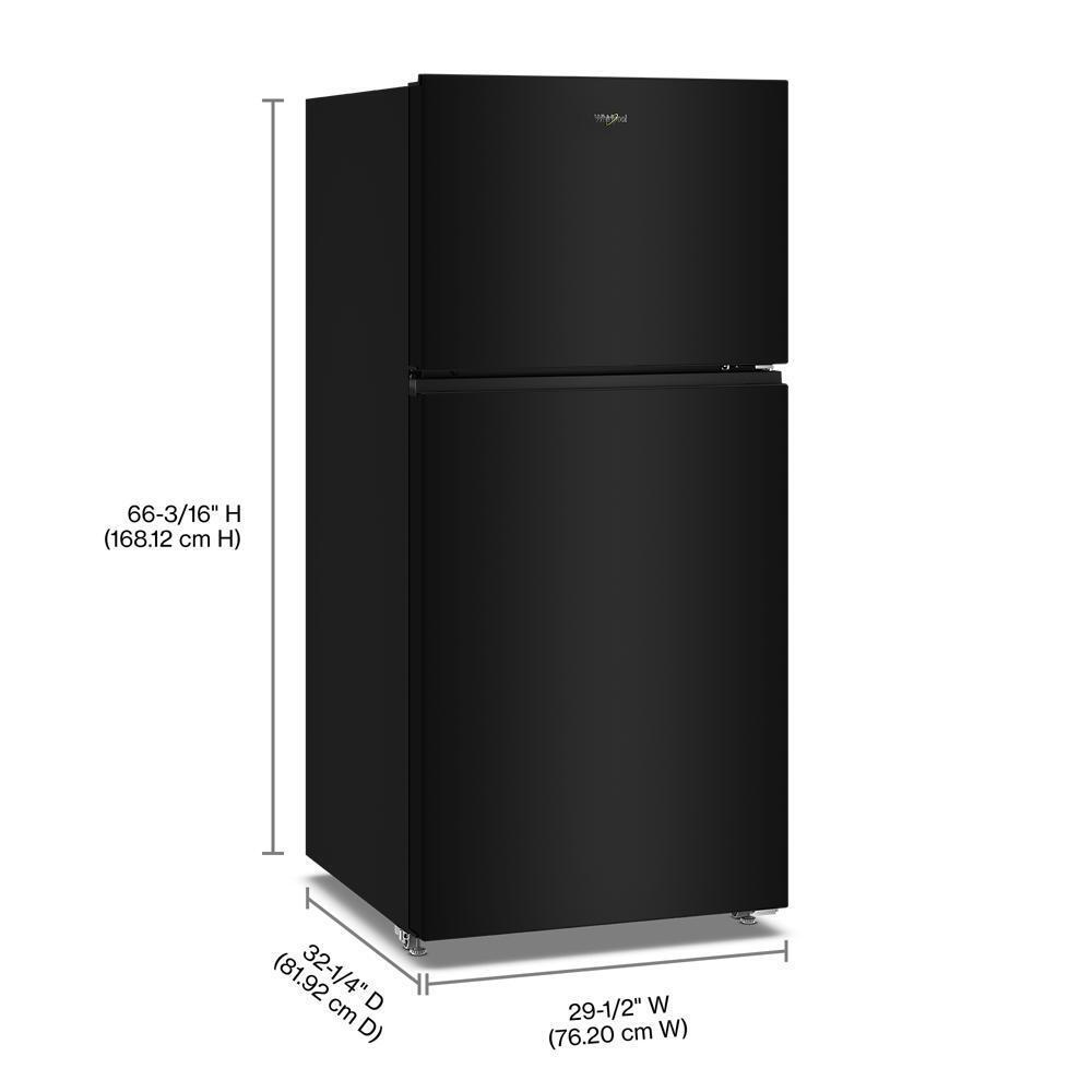 Whirlpool® 29.5-inch Wide Top Freezer Refrigerator with Total Coverage Cooling- 19.3 Cu. Ft.