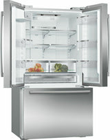 800 Series French Door Bottom Mount Refrigerator 36'' Easy clean stainless steel B21CT80SNS