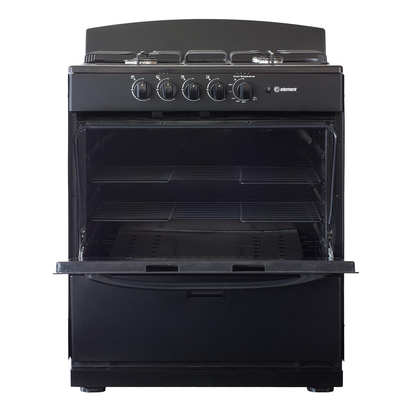 Element Electronics 4.0 cu. ft. 30", 4-Burner Gas Range (EEGR3A4MCCB)