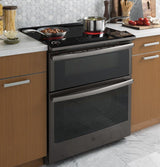 GE Profile™ 30" Smart Slide-In Electric Double Oven Convection Range