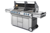 Napoleon's Prestige PRO™825 with side range burner and rear/internal infrared burners.