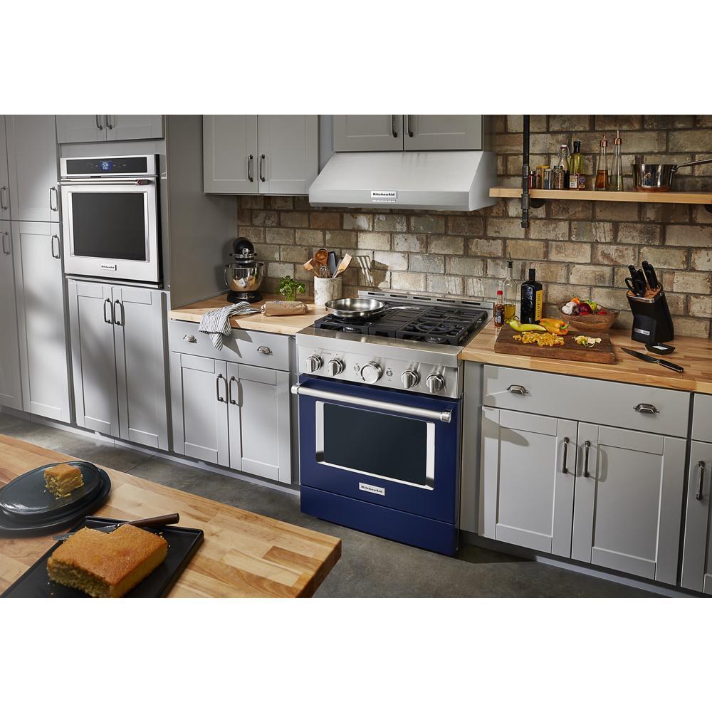 KitchenAid® 30'' Smart Commercial-Style Gas Range with 4 Burners