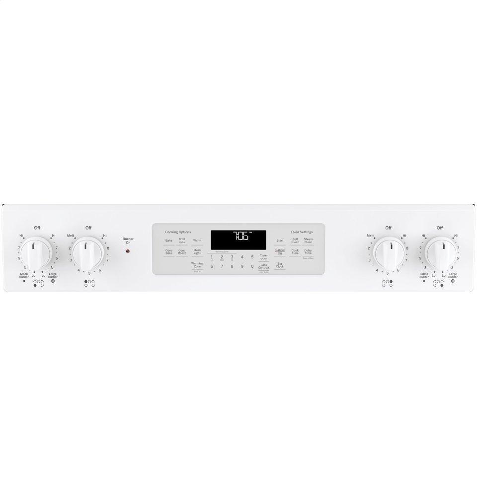 GE® 30" Slide-In Electric Convection Range