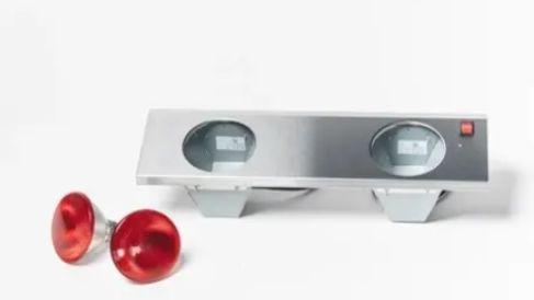 Heat Lamp Kit w/ 2 - 175W Bulbs 42" Hood
