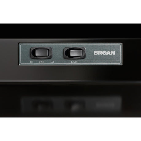 Broan® 30-Inch Under-Cabinet Range Hood, Black