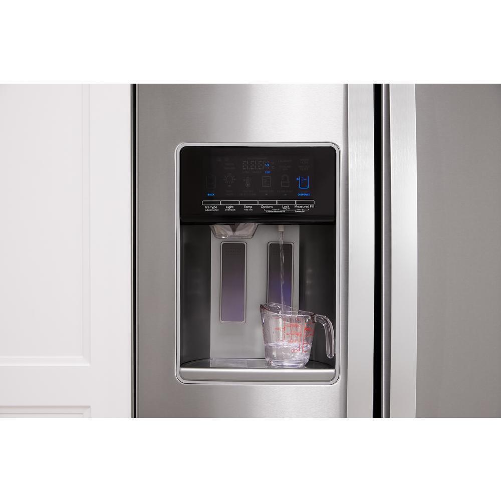33-inch Wide Side-by-Side Refrigerator - 22 cu. ft.