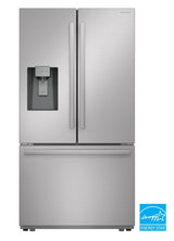 28.9 cu.ft. Standard Depth 36 in. French 3-Door Refrigerator with Water Dispenser in Stainless Steel