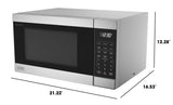 Sharp 1.1 cu. ft. 1100W Flatbed Countertop Microwave Oven with Inverter Technology