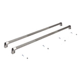 Refrigerator Pro-Style Handle Kit for Built-In, Non-Dispensing Side-by-Side Models with Wood Panels - Stainless Steel