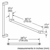 Freestanding Refrigeration Pro-style handle kit accessory, 4 handles