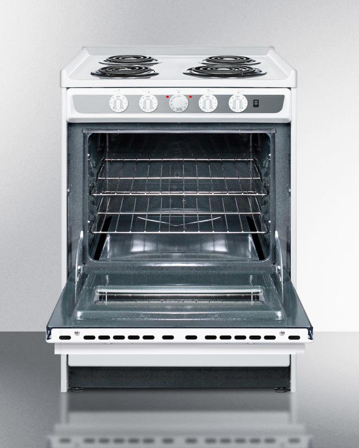 24" Wide Electric Coil Top Range
