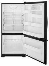 30-inches wide Bottom-Freezer Refrigerator with Accu-Chill™ System - 18.7 cu. ft. - Black