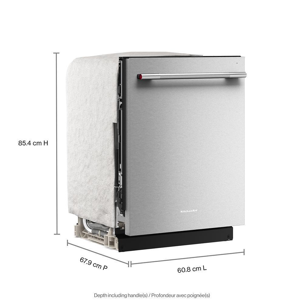 360(degree) Max Jets™ Third Rack Dishwasher with Stemware Shield and Stemware Clips, 44 dBA